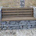 Ławeczka gabionowa