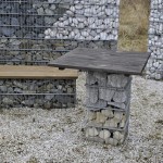 Gabionowy stolik